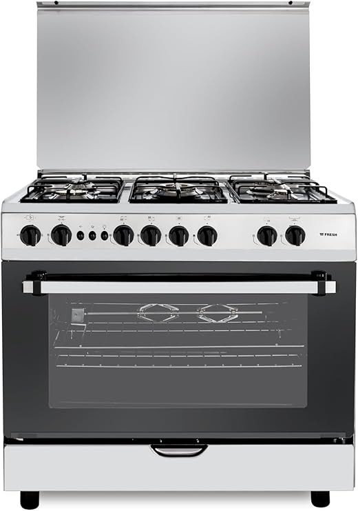 Fresh 5-Burner Cooker – 60×90 cm – Silver – FSC9060